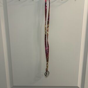 Vera Bradley Lanyard with Key Ring